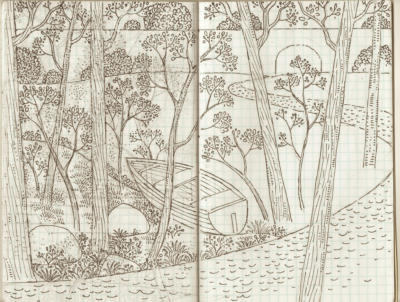 Graph paper drawing book 1